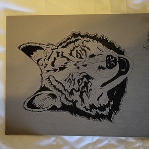Unframed wolf art print